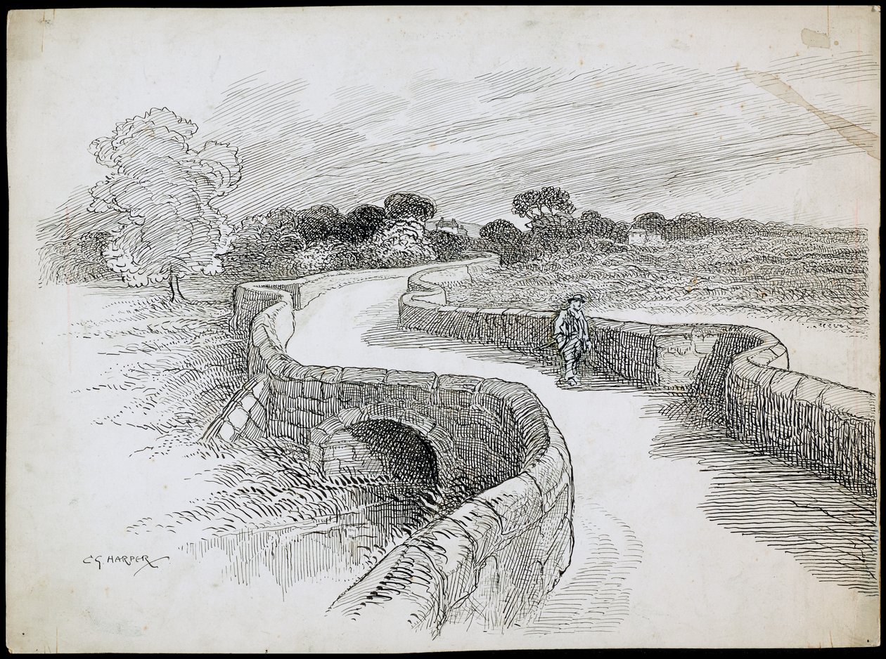 Pont de Swarkestone, Derbyshire - Charles George Harper