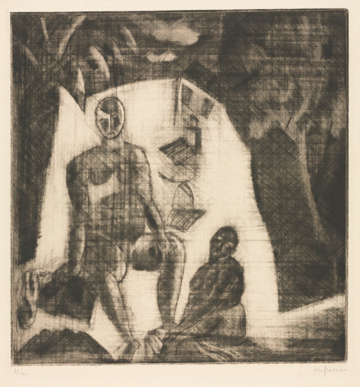 Sortie de bain - Charles Georges Dufresne
