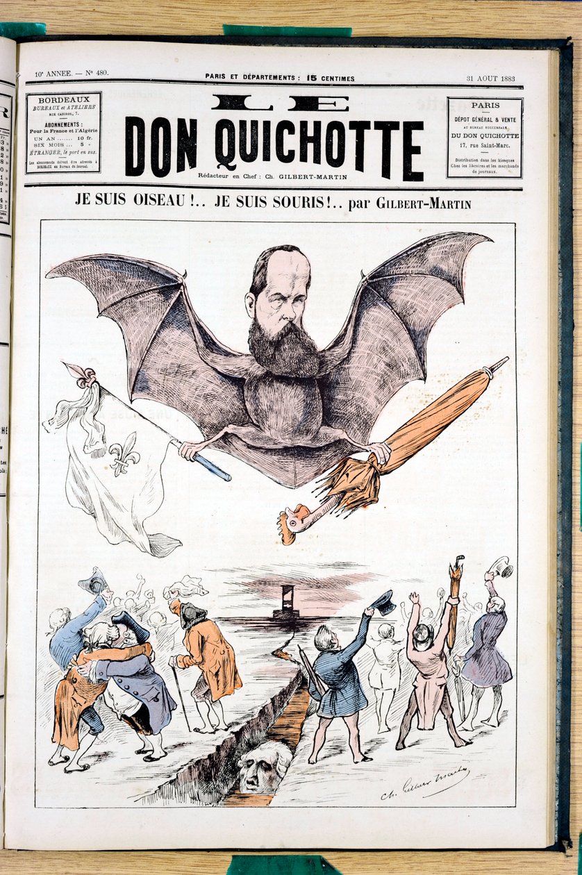Couverture de "Le Don Quixote", Satirique en Couleurs - Charles Gilbert Martin