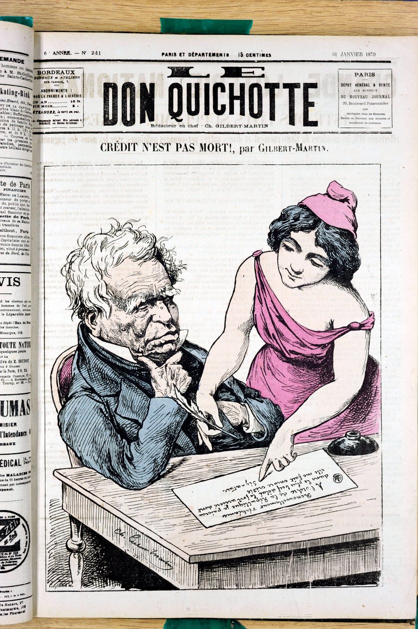 Couverture de "Le Don Quixote", numéro 241, Satirique en Couleurs - Charles Gilbert Martin