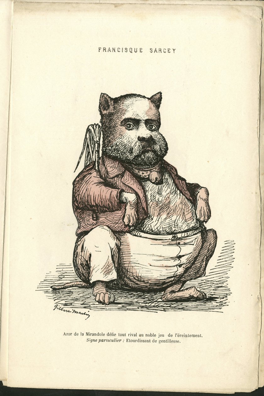 Illustration dans "Contemporary Grimaces" - Charles Gilbert Martin