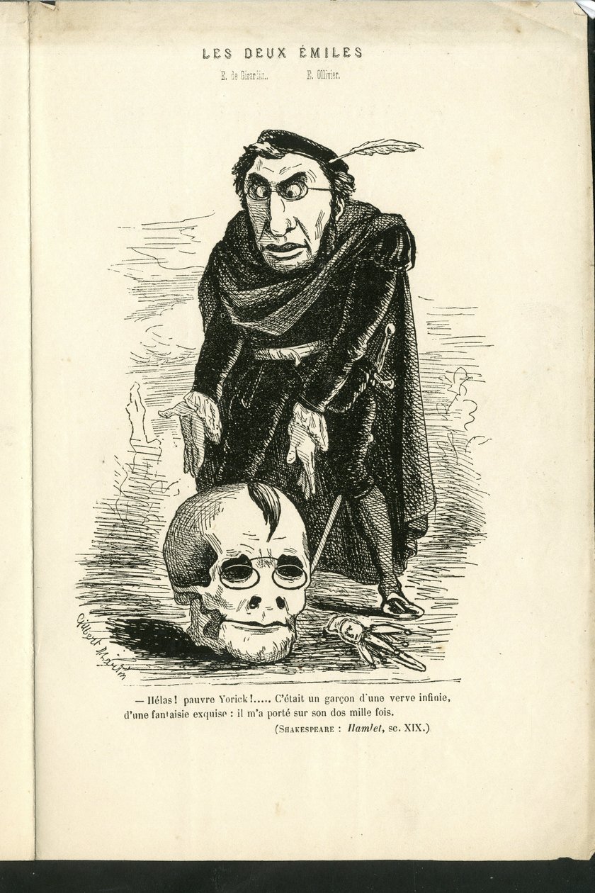 Illustration de Charles Gilbert-Martin (1839-1905) dans « Grimaces contemporaines » - Charles Gilbert Martin