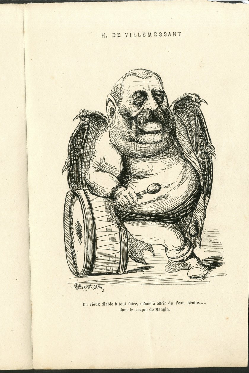 Illustration de Charles Gilbert-Martin (1839-1905) dans « Grimaces contemporaines » - Charles Gilbert Martin