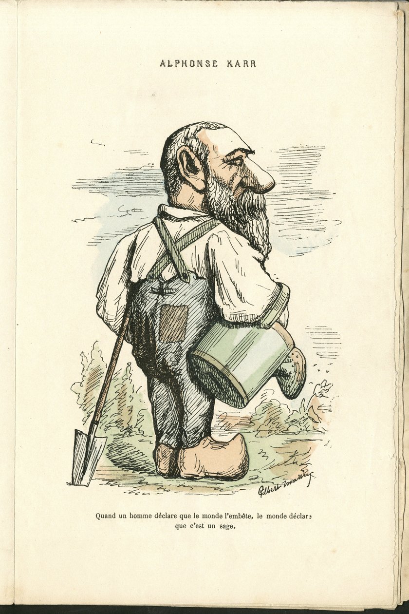 Illustration dans "Contemporary Grimaces" - Charles Gilbert Martin