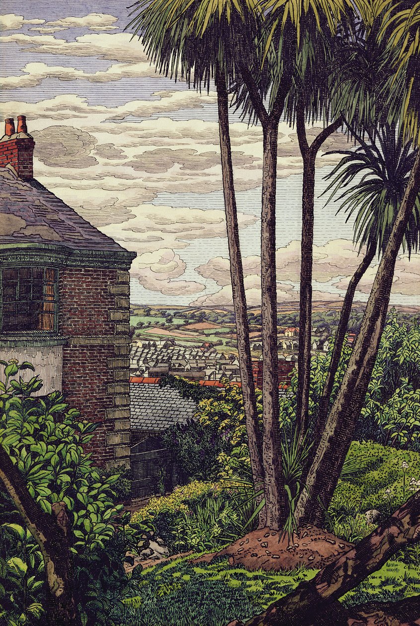 Un Jardin à Newlyn - Charles Ginner