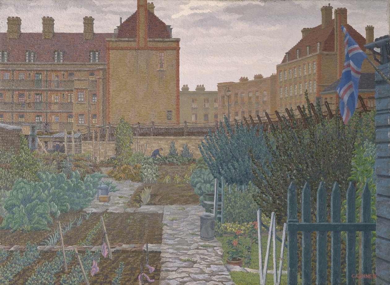Jardin ouvrier de Bethnal Green - Charles Ginner