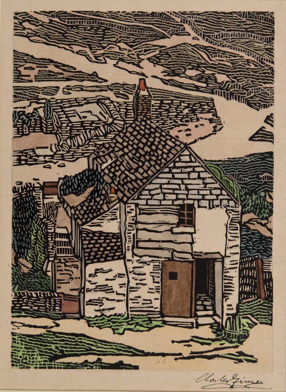 Cottage Cornouaillais - Charles Ginner