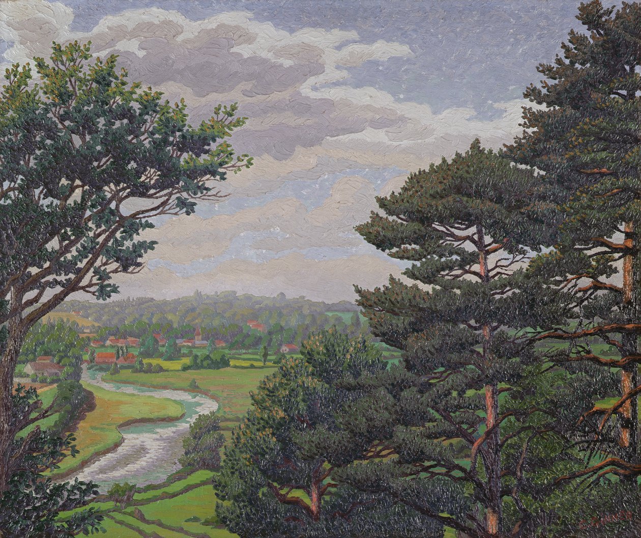 La rivière Avon, près de Salisbury - Charles Ginner