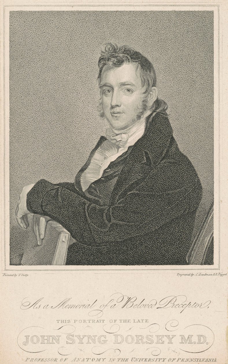 John Syng Dorsey, M.D. - Charles Goodman and Robert Piggot, after Thomas Sully