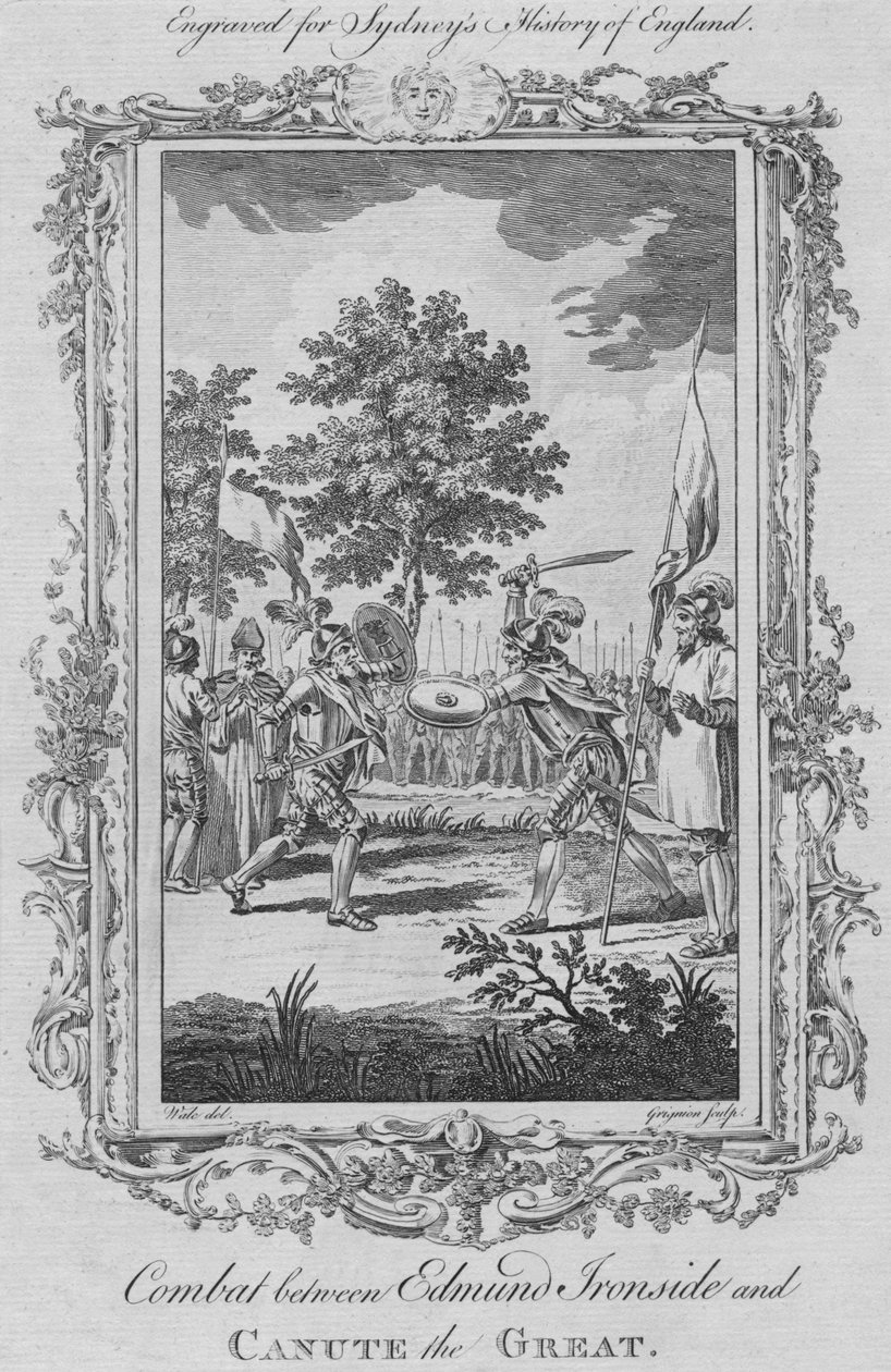 Combat entre Edmond Côte-de-Fer et Knut le Grand, 1773 - Charles Grignion