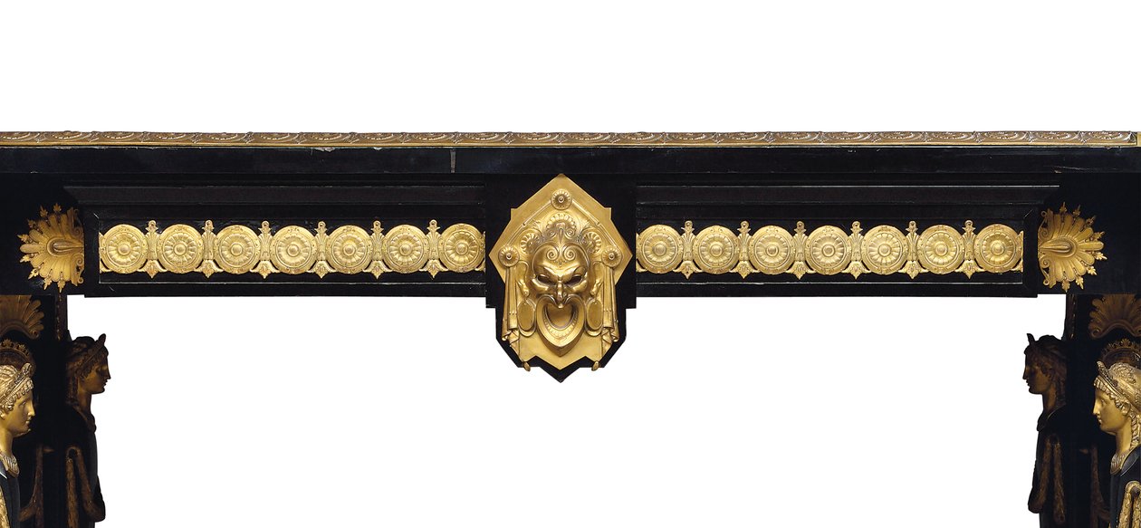 Table Napoléon III, conçue par Jean Brandely, marqueterie par E. Varlot, Paris, vers 1850-75 - Charles Guillaume Diehl