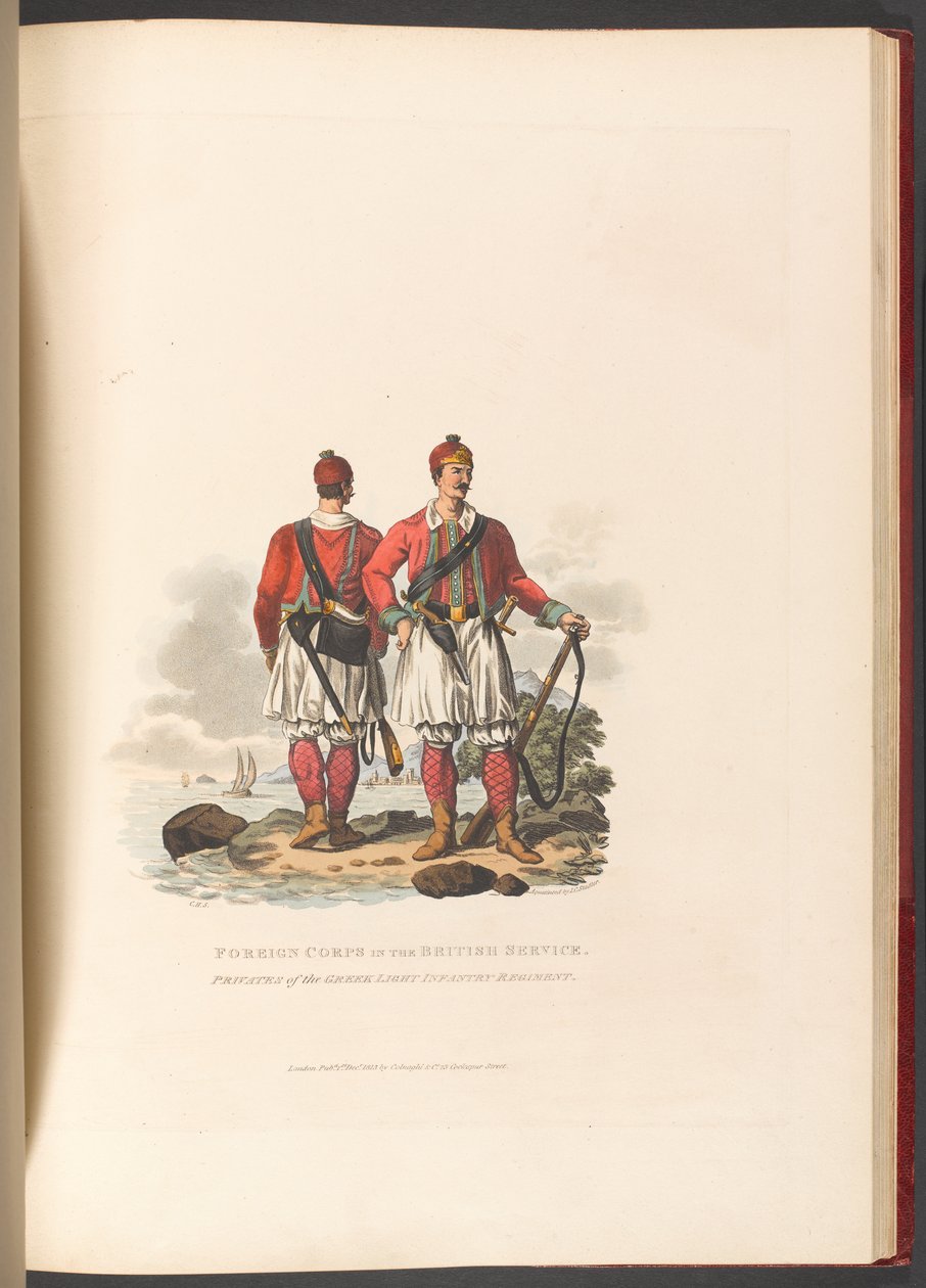 Corps étrangers au service britannique. Soldats du régiment d
