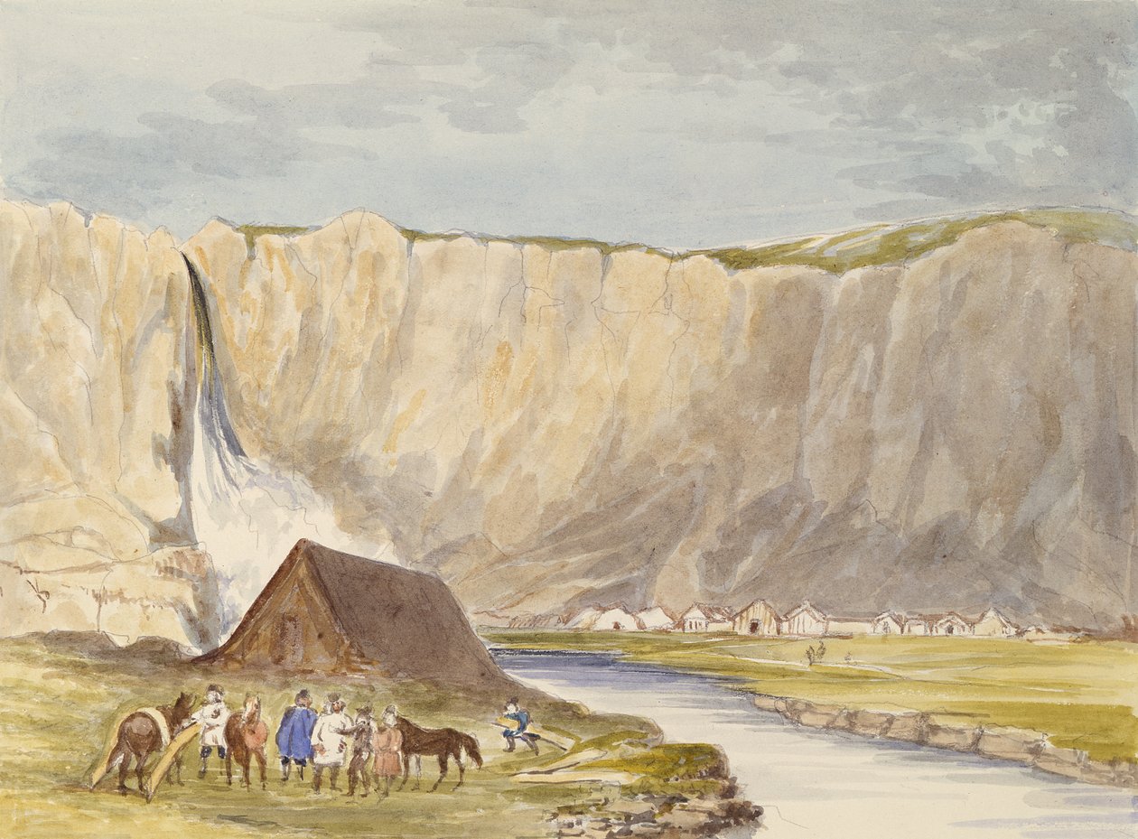 Vue, région polaire - Charles Hamilton Smith