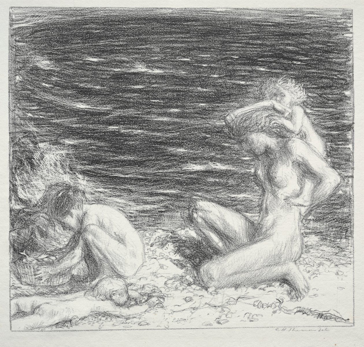 Mer et brise - Charles Hasslewood Shannon