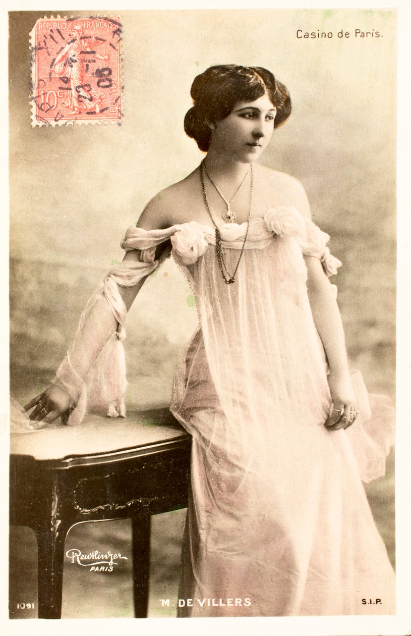 M de Villers, Actrice, Casino de Paris - Augustus Kollner