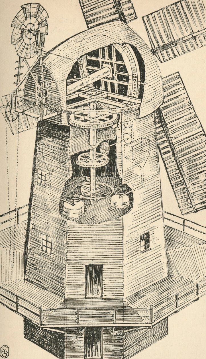 Un moulin à vent, 1931 - Charles Henry Bourne Quennell