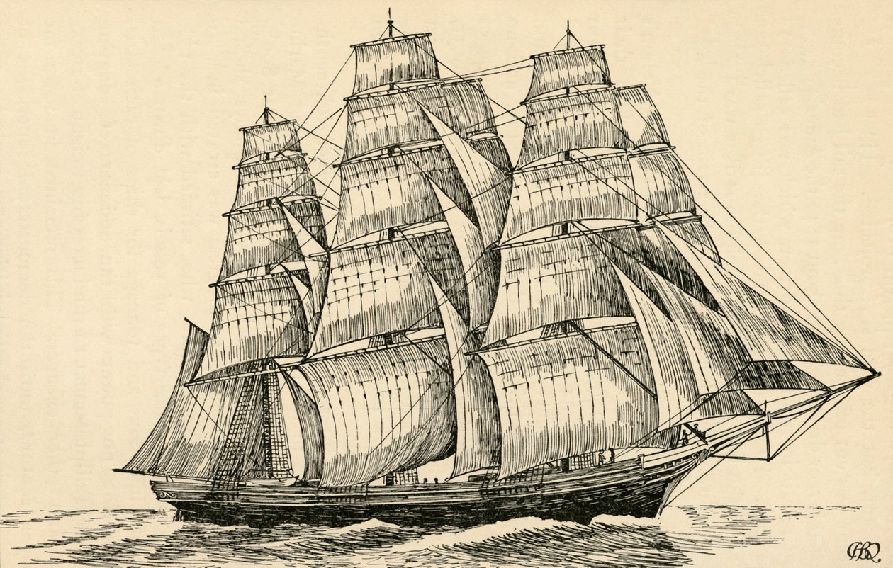 Un clipper à thé - Charles Henry Bourne Quennell