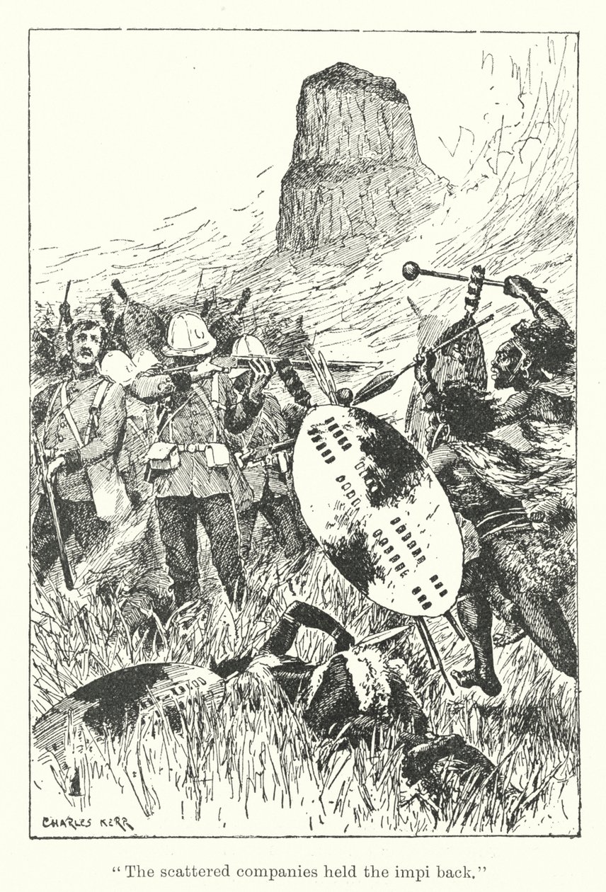 "Les compagnies dispersées ont retenu les impies" (gravure) - Charles Henry Malcolm Kerr
