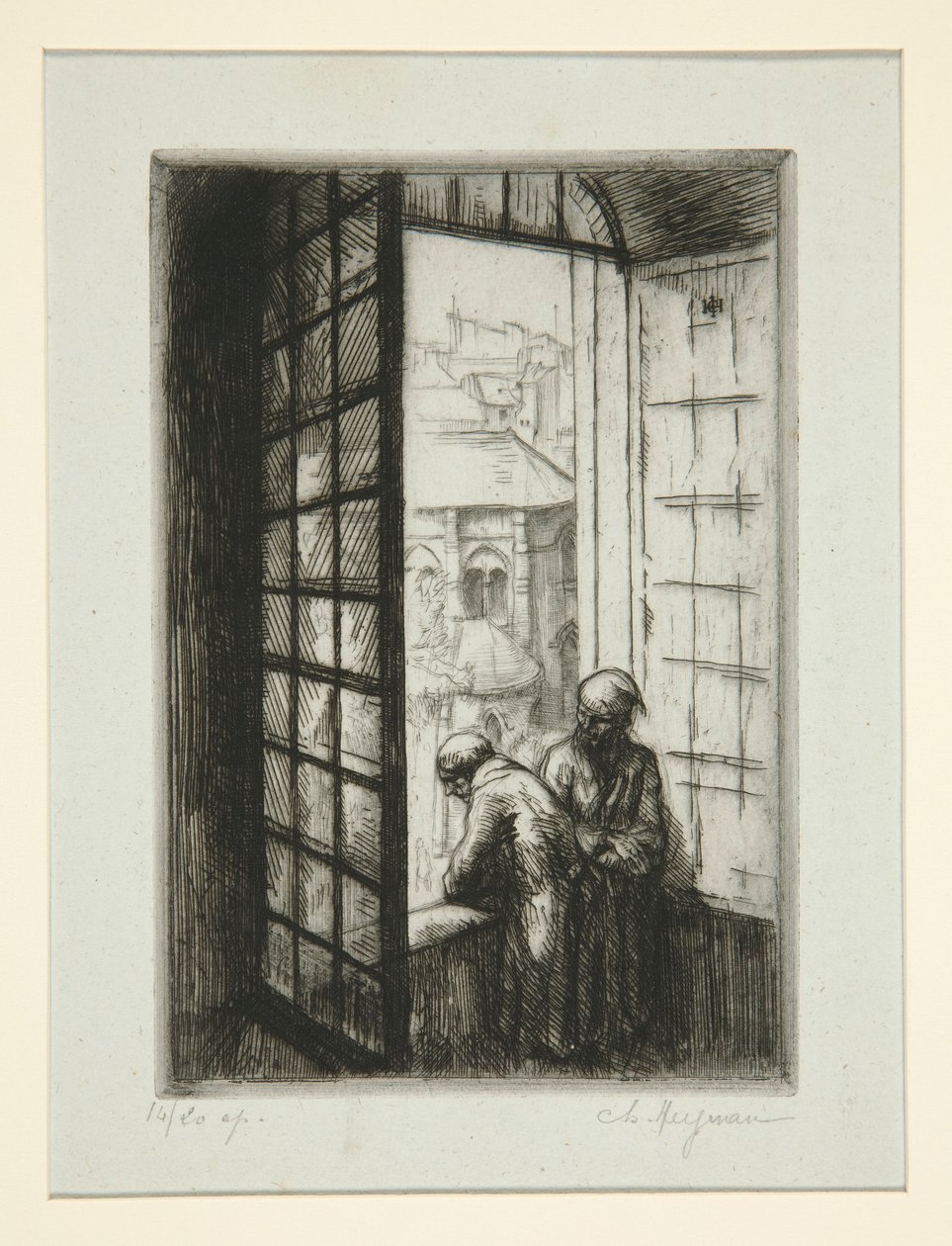 Une fenêtre du vieil Hôtel-Dieu - Charles Heyman