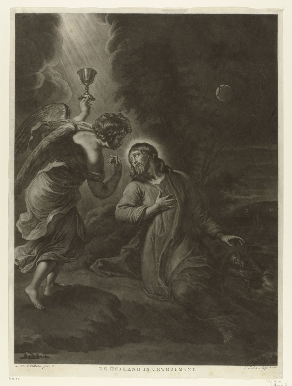 Christ dans le jardin de Gethsémani (Le Sauveur à Gethsémani) - Charles Howard Hodges