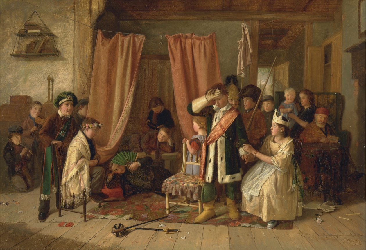 Enfants jouant la 
