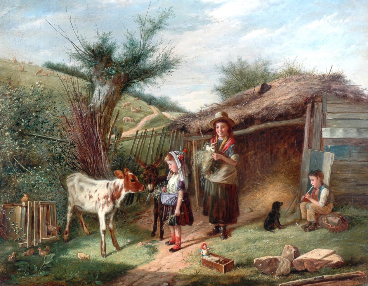 Les Animaux de compagnie, 1838 - Charles Hunt