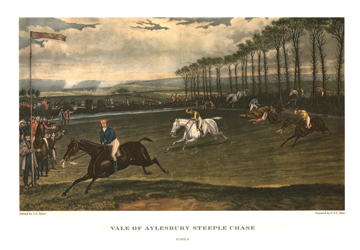 Vale of Aylesbury Steeple Chase, Planche 4, vers 1836, vers 1955 - Charles Hunt
