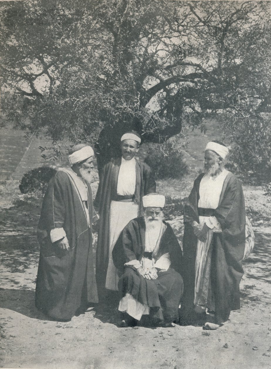 Chefs druzes, vers 1913 - Charles J. S. Makin