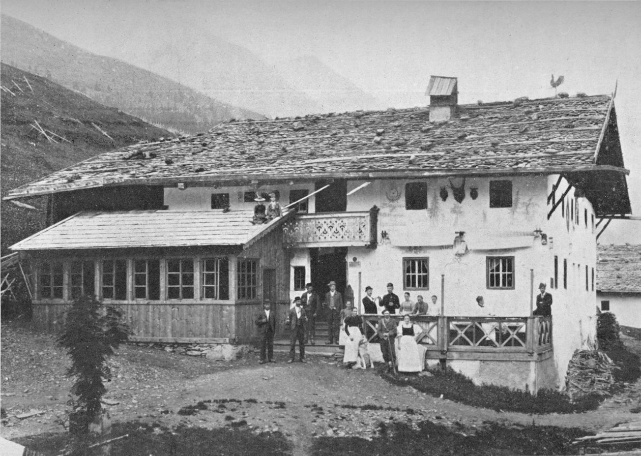 Chalet de montagne, Tyrol, vers 1913 - Charles J. S. Makin
