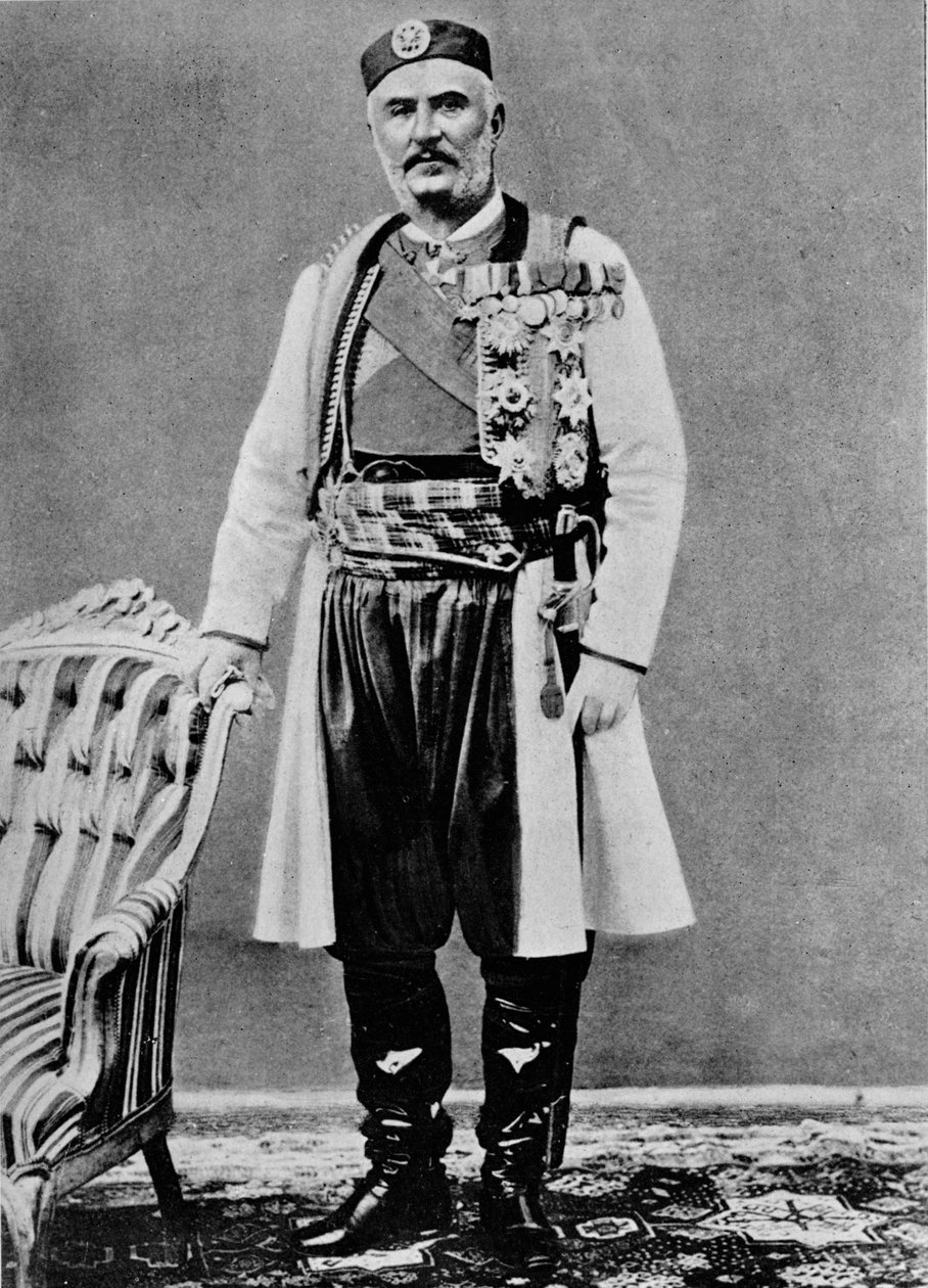 Nicolas Ier, roi du Monténégro, vers 1913 - Charles J. S. Makin