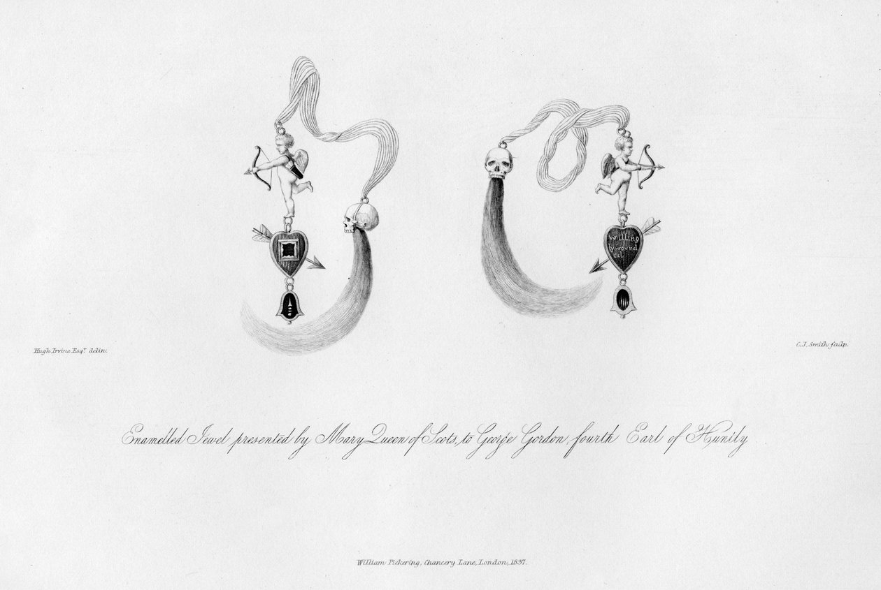 Bijou émaillé offert par Marie Stuart à George Gordon, 16ème siècle, 1840 - Charles J. Smith
