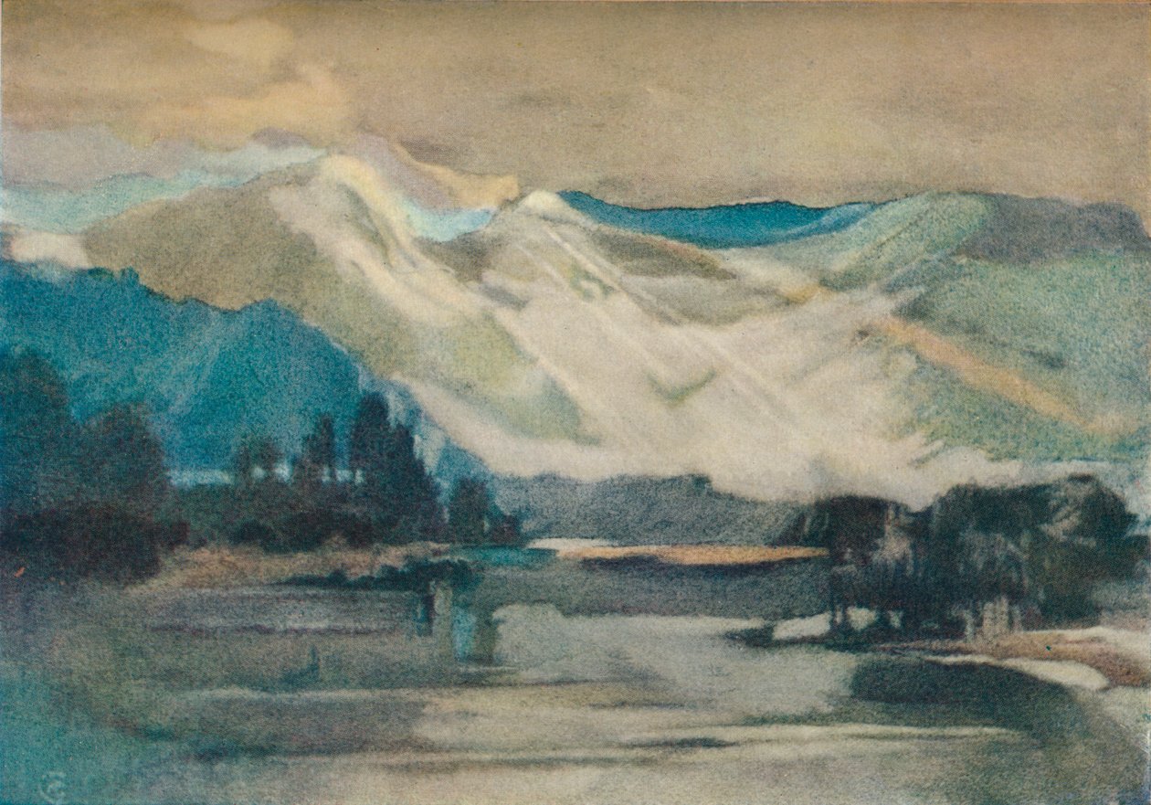 Sur le lac Shuswap, c. 1911 - Charles John Collings