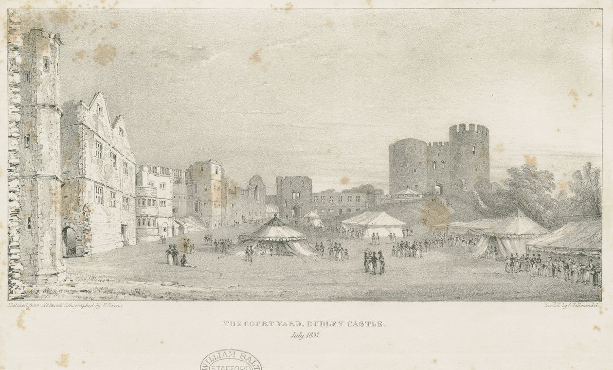 Château de Dudley - Le Donjon - Charles Joseph Hullmandel
