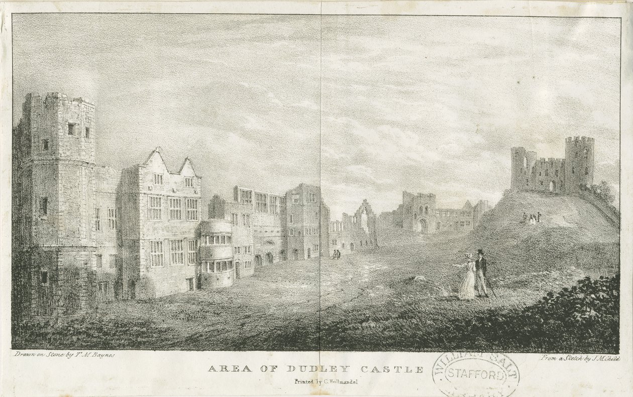 Château de Dudley - Le Donjon - Charles Joseph Hullmandel
