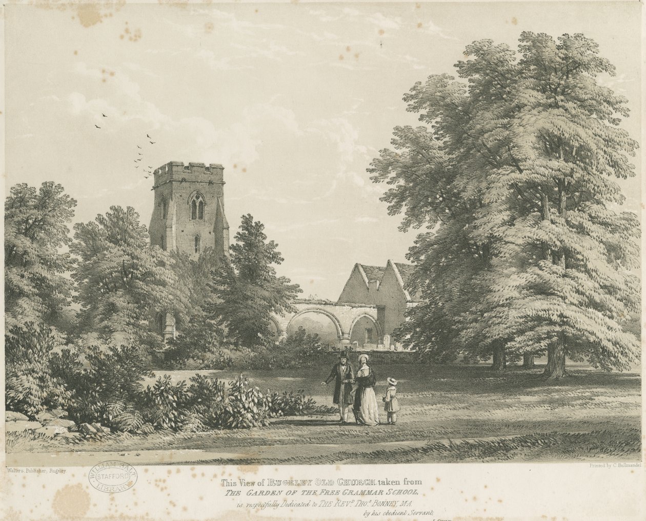Église de Rugeley - Charles Joseph Hullmandel