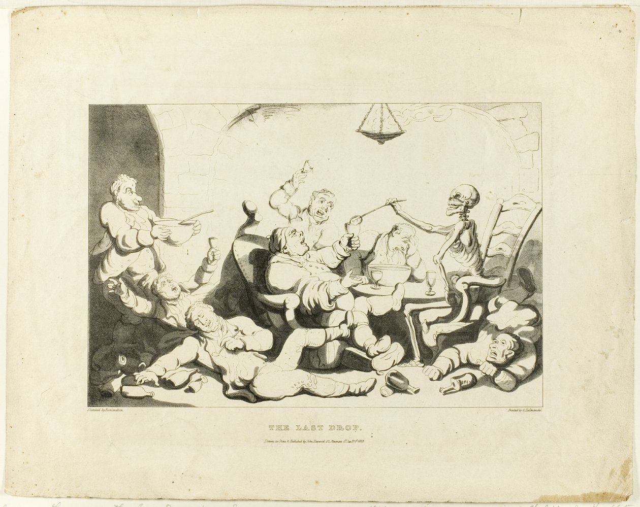 La dernière goutte - Charles Joseph Hullmandel
