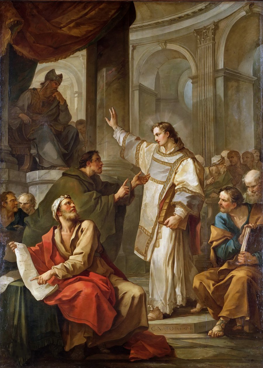 Saint Étienne devant le Grand Prêtre et les Anciens du Sanhédrin, 1745 - Charles Joseph Natoire