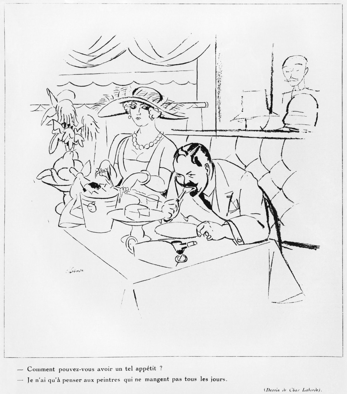 Manger, illustration de 