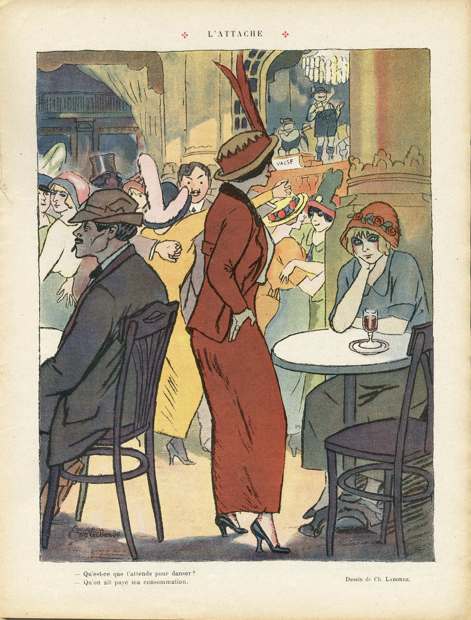 Illustration de Chas-Laborde (1886-1941) dans Le Rire - Charles Laborde