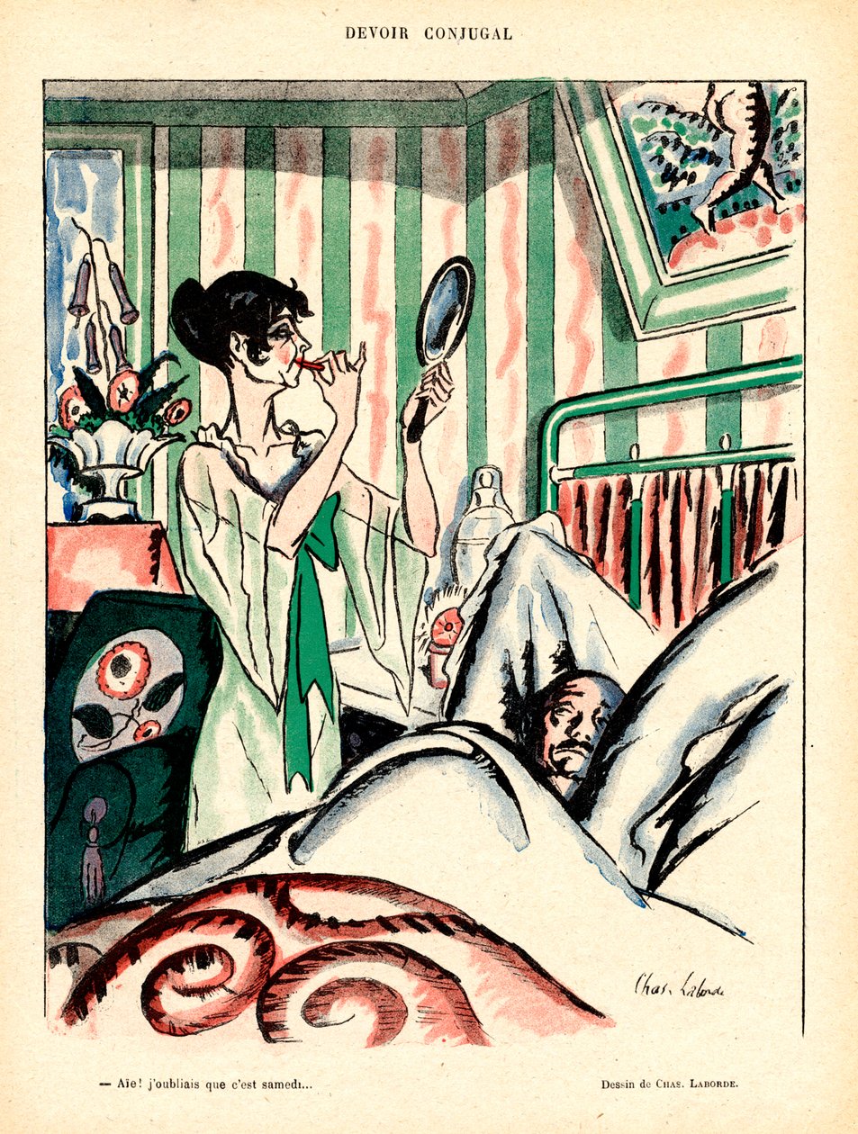 Le Rire Rouge, Satirique en Couleurs - Charles Laborde