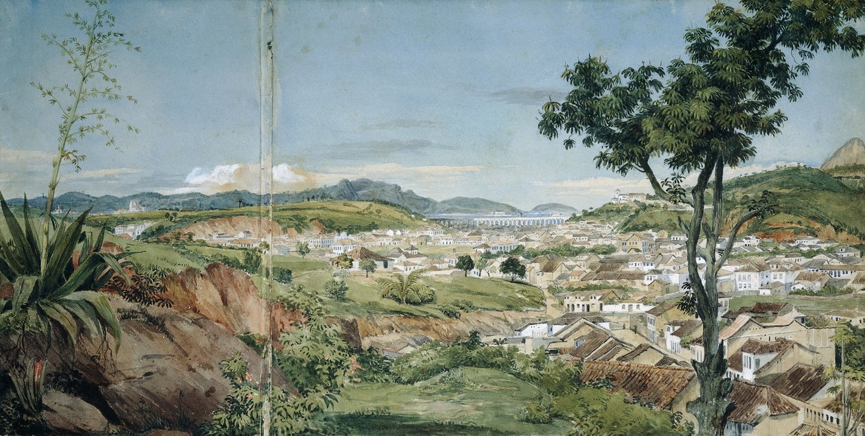 Nouvelle ville de Rio de Janeiro depuis le Livramiento, c. 1825-6 - Charles Landseer