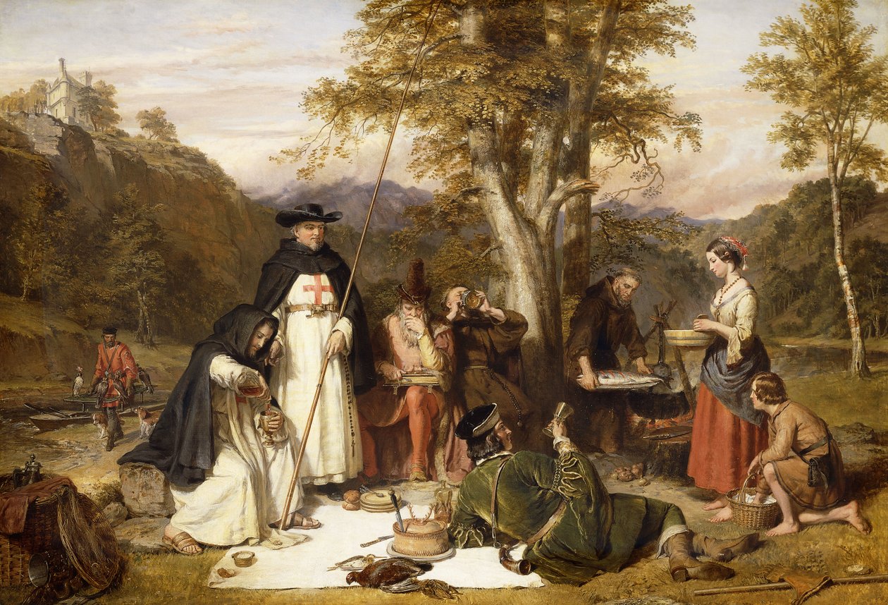 Les moines de Melrose faisaient du bon kaill les vendredis quand ils jeûnaient, ils ne manquaient ni de bœuf ni de bière, tant que leurs voisins duraient. Vide Scrope