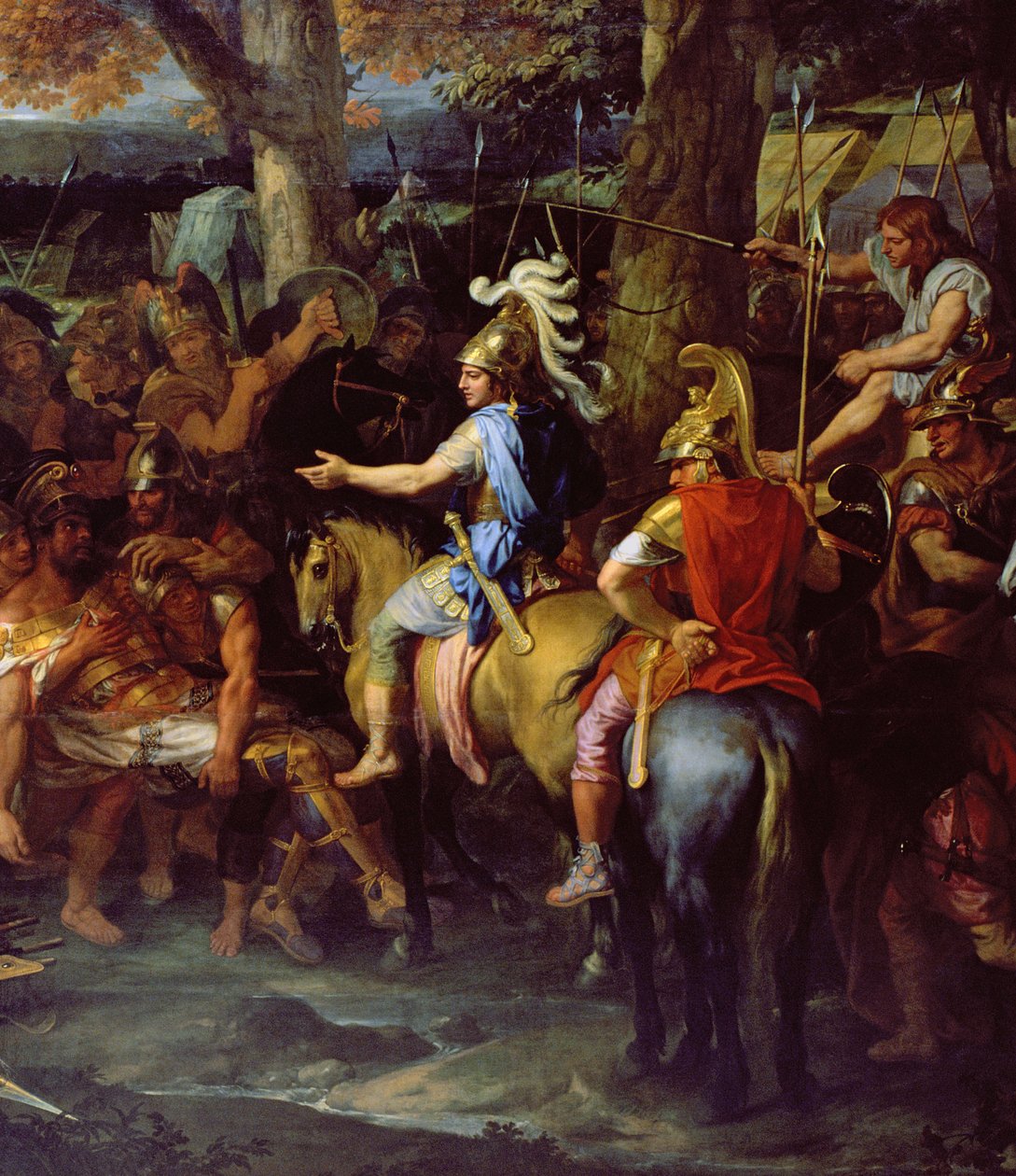Alexandre et Porus à la bataille de l