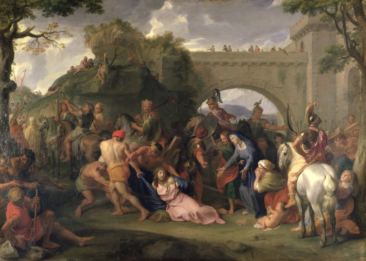 Christ portant la croix | Charles Le Brun | Estampe d'art