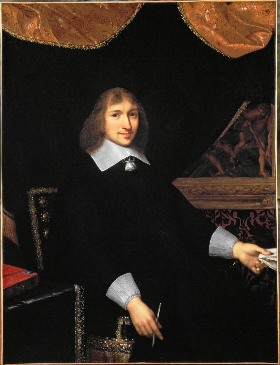 Nicolas Fouquet, ministre des finances du roi Louis XIV ... - Charles Le Brun