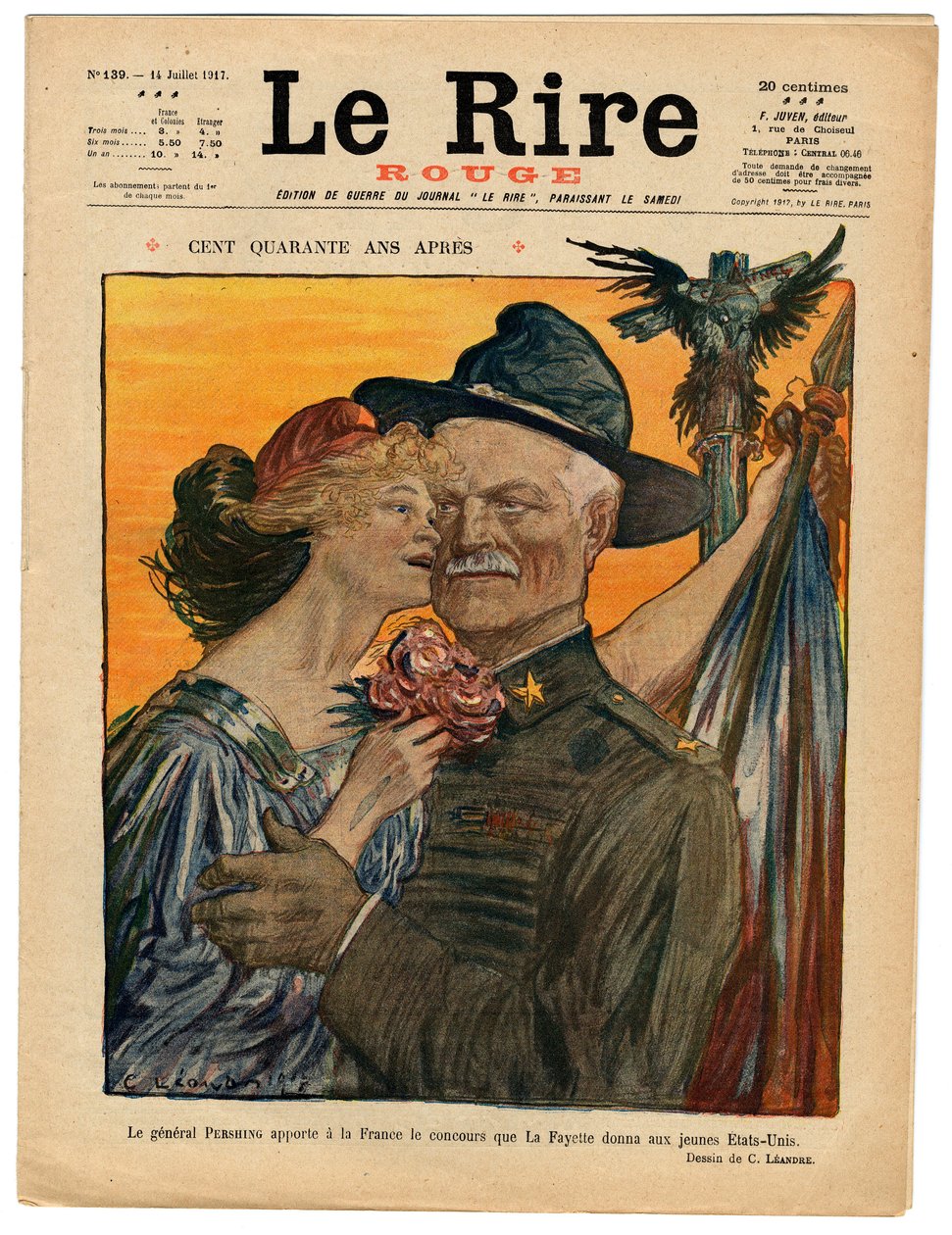 Couverture de Le Rire rouge, Satirique en Couleurs - Charles Leandre