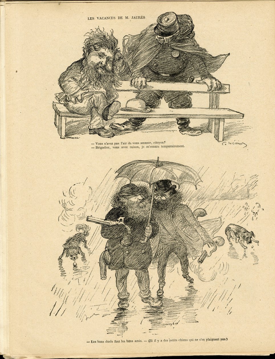 Illustration de Charles Léandre (1862-1934) dans Le Rire - Charles Leandre
