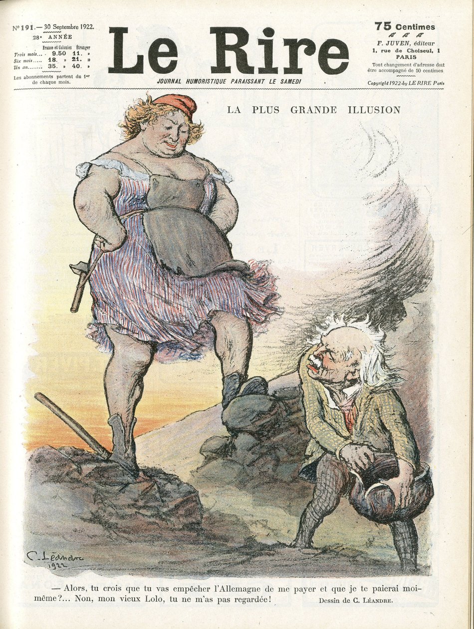 Illustration de Charles Leandre pour la couverture de Le Rire, 30/09/22 - Charles Leandre