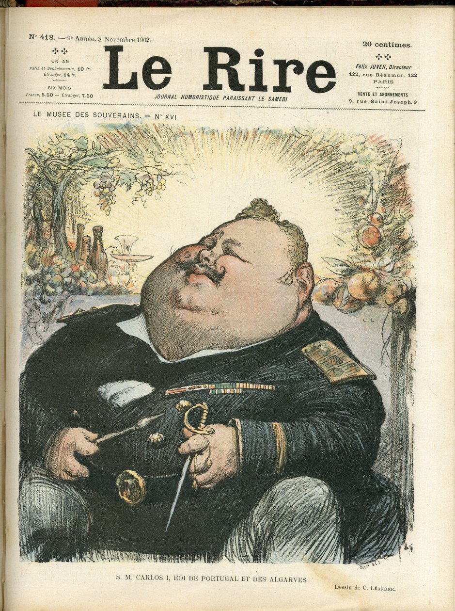 Illustration de Charles Leandre (1862-1934) pour la couverture de Le Rire, No. 418 - Charles Leandre