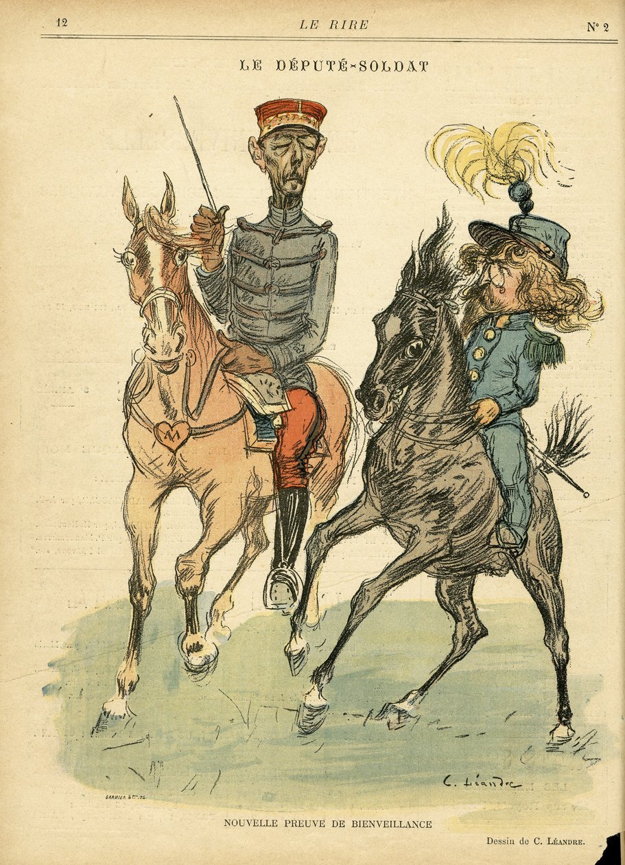 Illustration de Charles Léandre (1862-1934) dans Le Rire - Charles Leandre